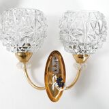 Pair of vintage 1950 wall lamps