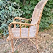 Art Deco Riviera rattan armchair