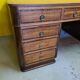 Bureau anglais antique avec placage de palissandre, datant d’environ 1900