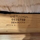 Set of 4 armchairs stamped Hans Wegner "Scandinavian design" 1960.