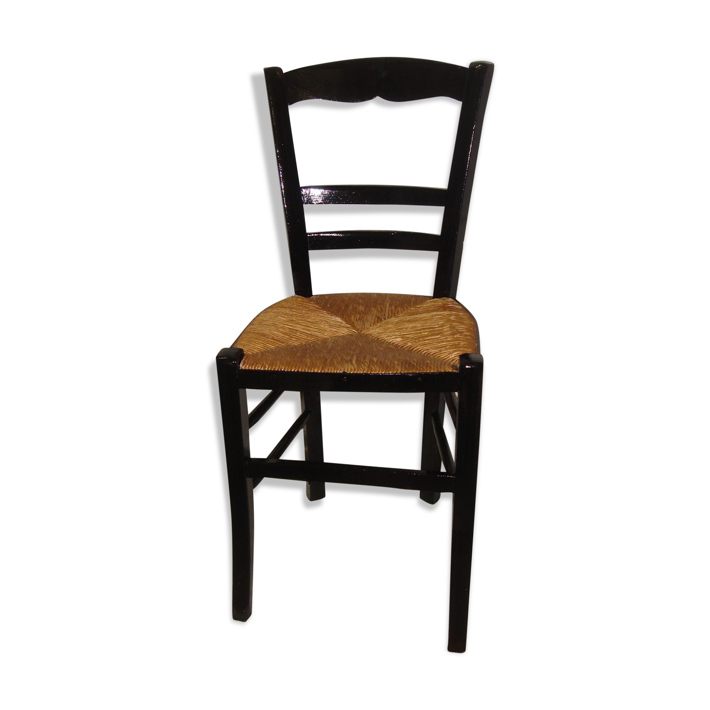 Wooden & sitting room chair straw