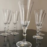 New bohemian crystal flute 6pcs available