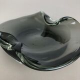Murano glass shell bowl Antonio da Ros, Cenedese Italy 1960s No1
