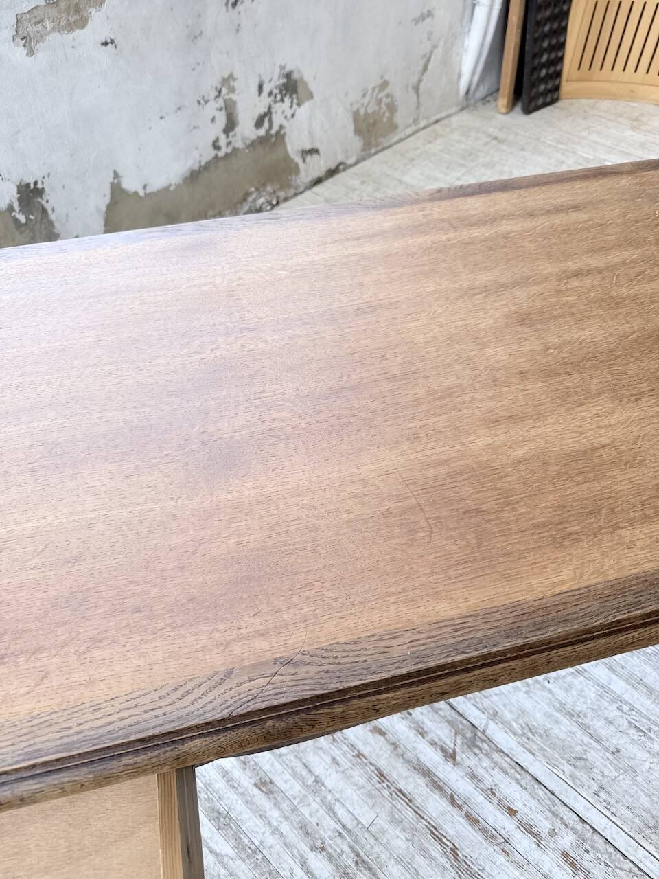 Console bureau en chêne 1960
