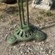 Garden table with a cast iron base