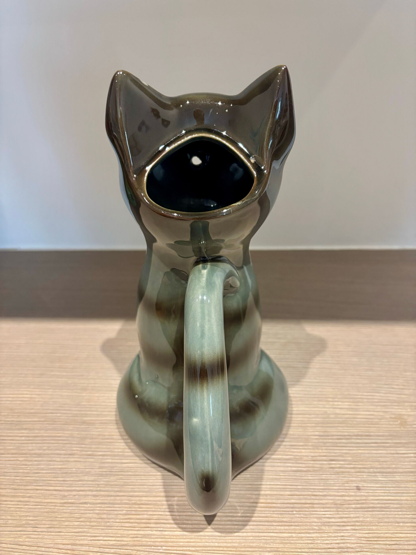Old ceramic cat jug