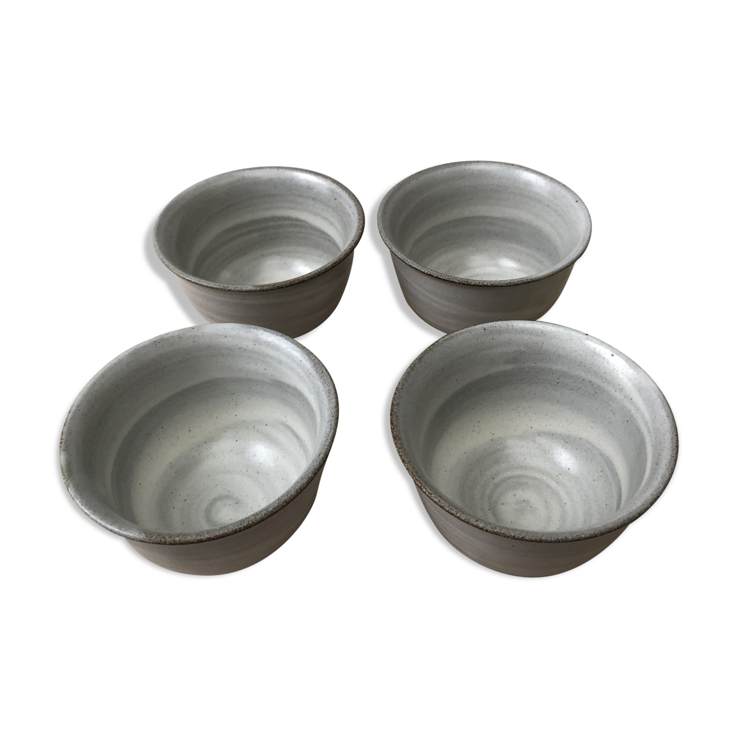 Set of 4 sandstone cups