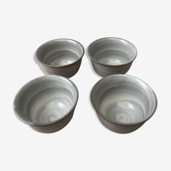 Set of 4 sandstone cups