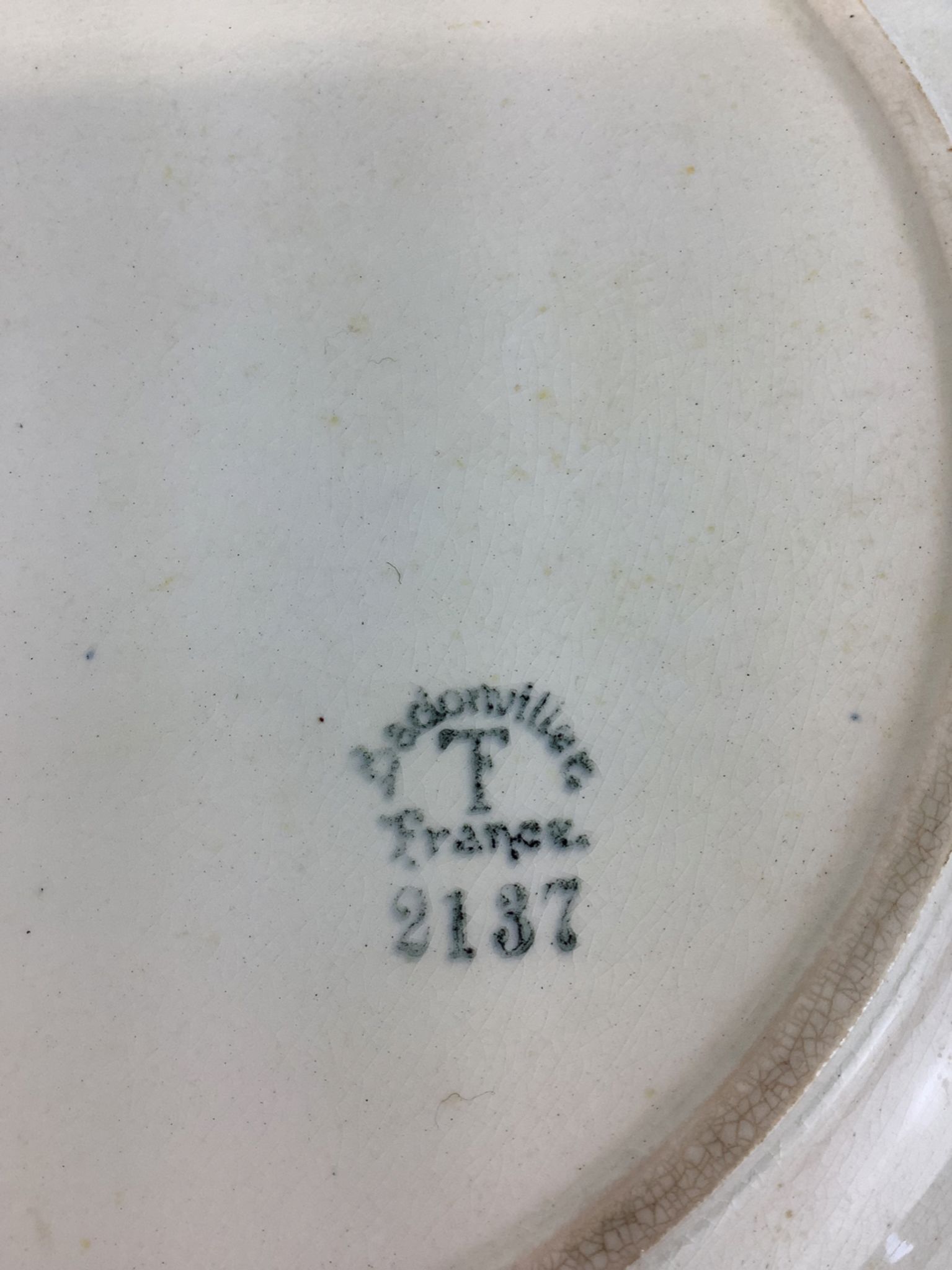 Vintage dish made in France Badonviller