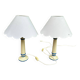 2 vintage ceramic bedside lamps from the 1990s.