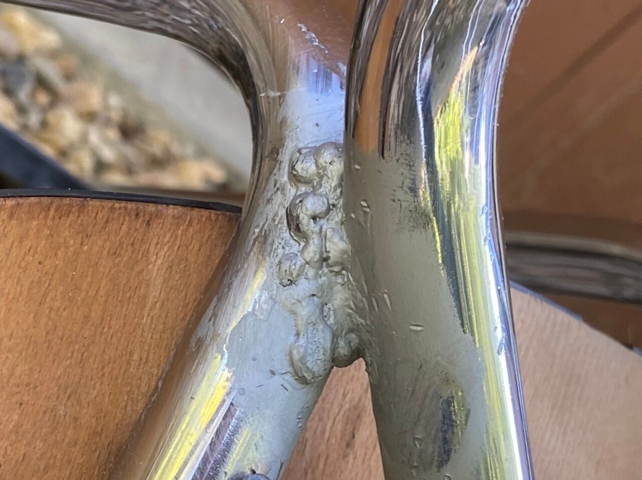 Marbled formica table & 4 chairs