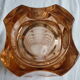 Pink vintage pressed glass vase