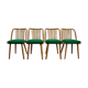 Green Dining Chairs by Antonin Suman for Ton, 1960s, Set of 4