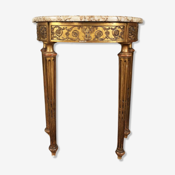 Console "Demi-Lune" Style Louis XVI Period Napoleon III