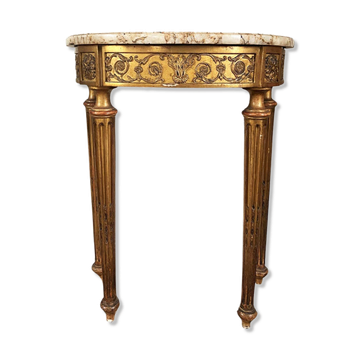 Console "Demi-Lune" Style Louis XVI Période Napoléon III