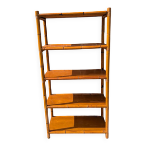 Bibliothèque en rotin