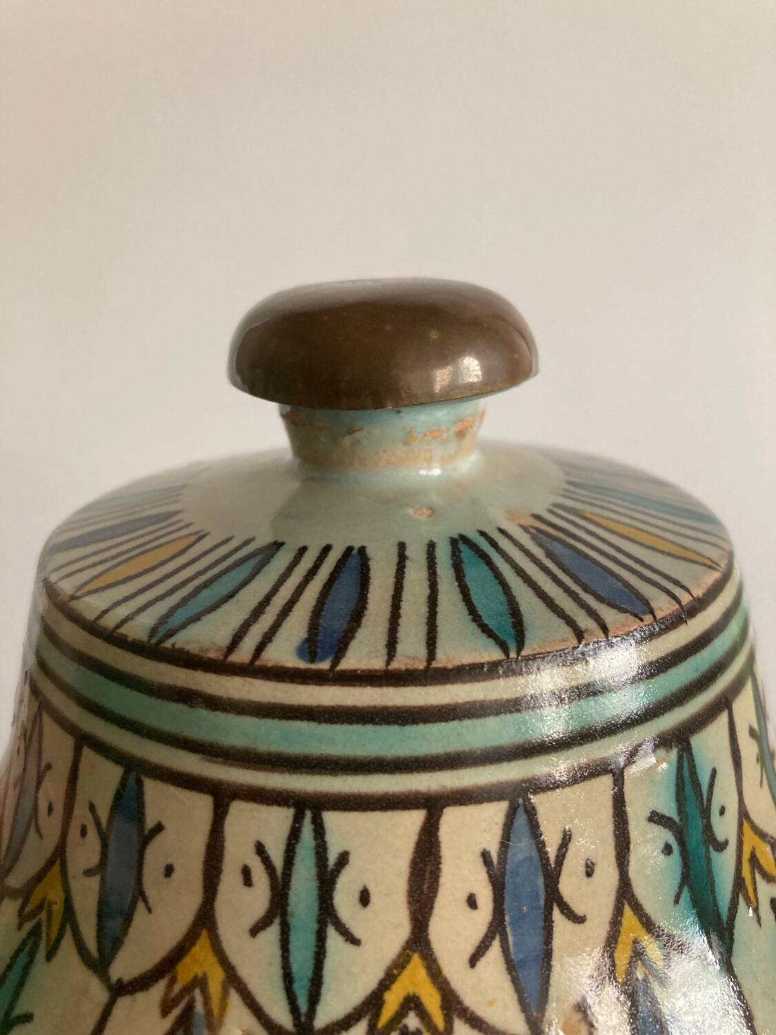 Old Moroccan Jobbana pottery