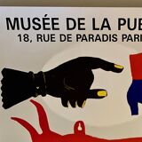 Lithographic print by the artist Lagrange for the exhibition “a la belle ensign