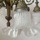 Brass chandelier with 6 branches