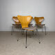 4 chairs Series 7 – Arne Jacobsen for Fritz Hansen