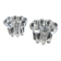 pair of crystal candle holders
