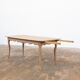 Ancienne table de ferme en chêne à rallonge – XIXe siècle