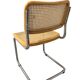 Lot de 6 chaises par Marcel Breuer Cesca fabriquées en Italie années 1970