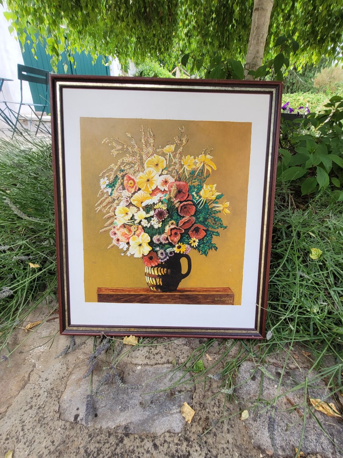 Oil painting bouquet