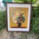 Peinture a l'huile bouquet