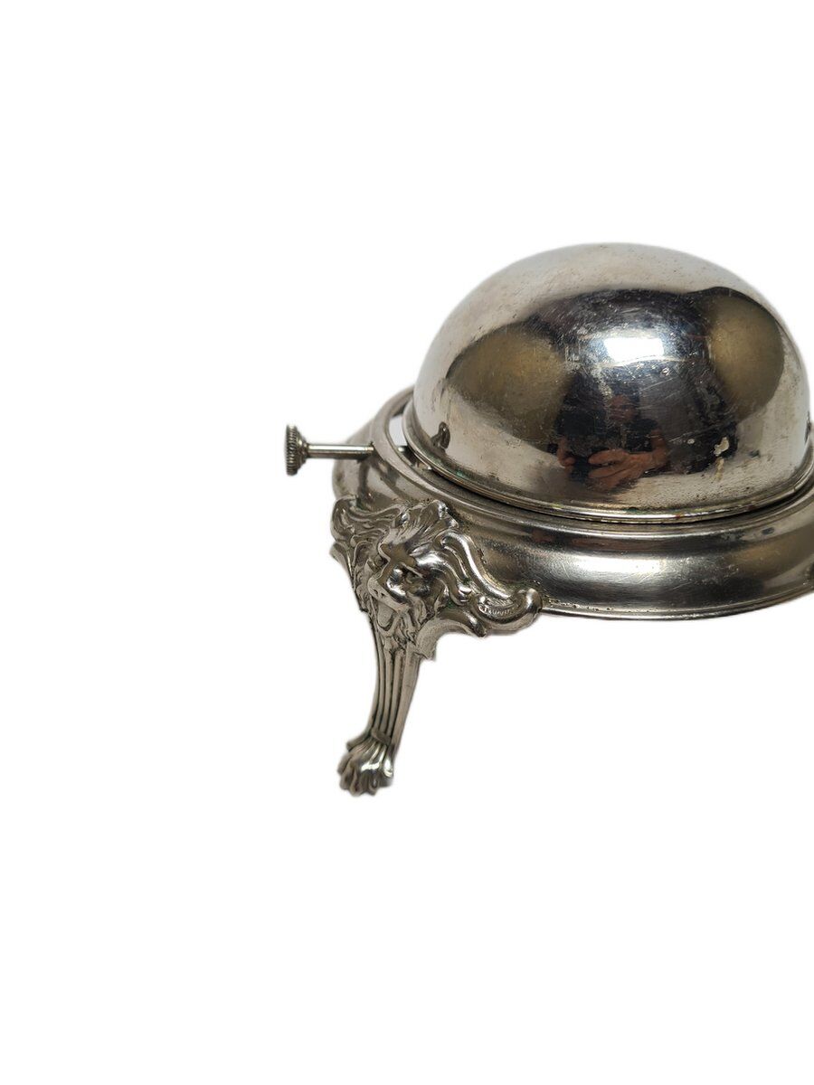 Art Deco brass caviar bowl, Sweden, 1950s