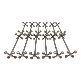 Christofle - 12 ball knife holder 8.5 cm silver metal perfect condition