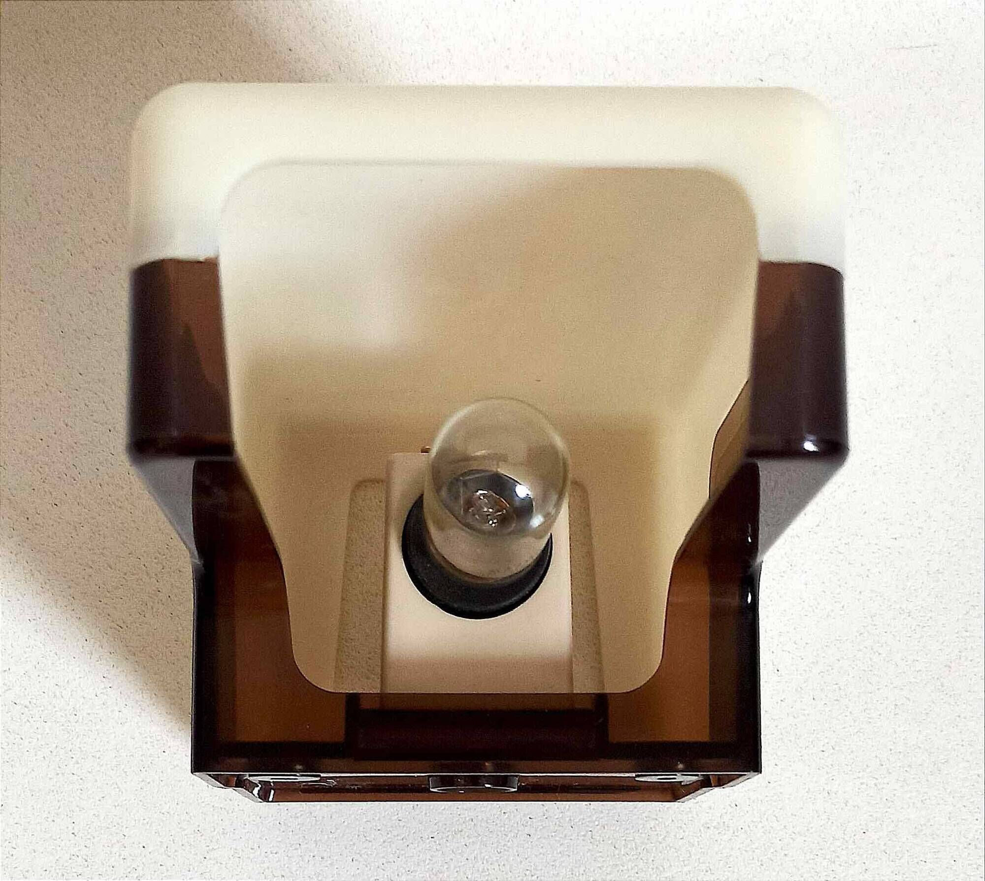 Allibert wall light from the 70s, height 18.5 cm