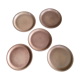 Series of 5 stoneware plates
