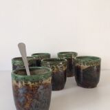 6 cups cups made of sandstone