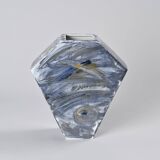 Painted porcelain vase, La Borne workshop, France, circa 1990