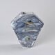Painted porcelain vase, La Borne workshop, France, circa 1990
