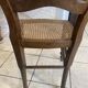 Pair of N2 antique caned and wooden chairs from the 1900s.