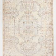 Tapis beige classique Distressed 282x193cm