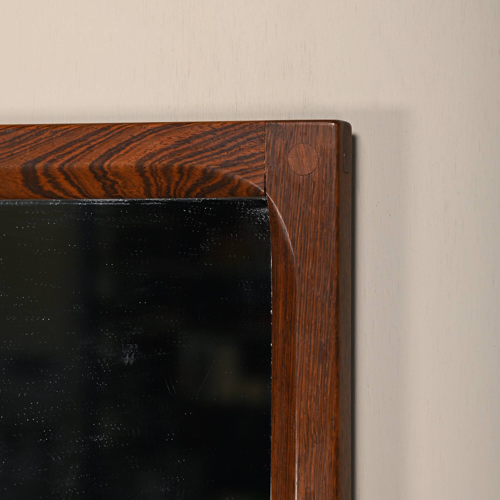 Kai Kristiansen Wall Mirror Model 166 in Rosewood for Aksel Kjersgaard