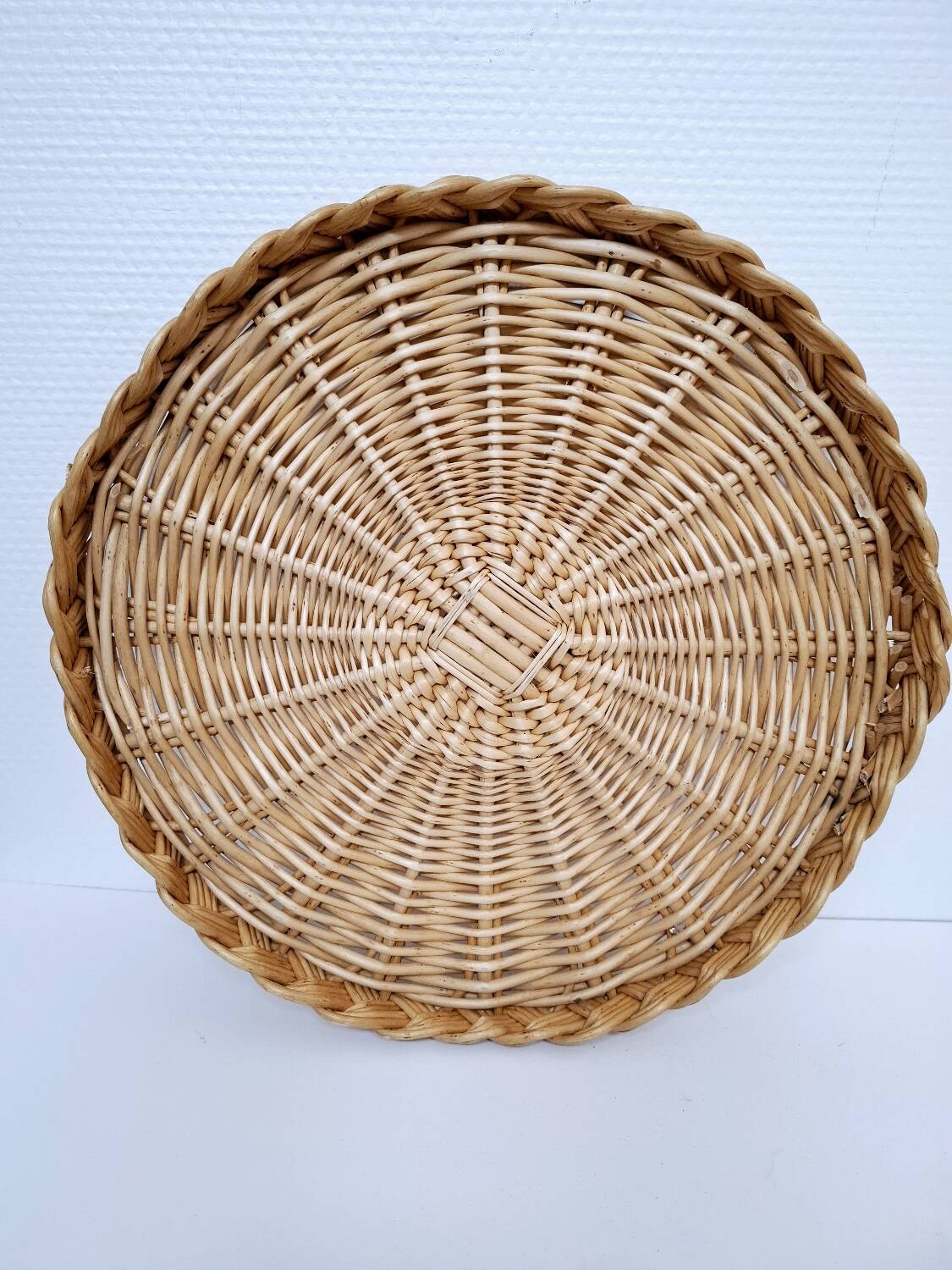 Tray and its vintage wicker bell