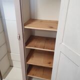 Old wooden cloakroom