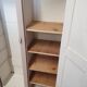 Old wooden cloakroom