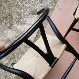 Paire de chaises wishbone ch24 par Hans Wegner pour Carl Hansen
