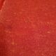 Round carpet in red moumoute style pelfran diameter 130cm vintage