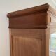 Showcase three vintage glass doors