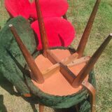 Fur chairs compass feet