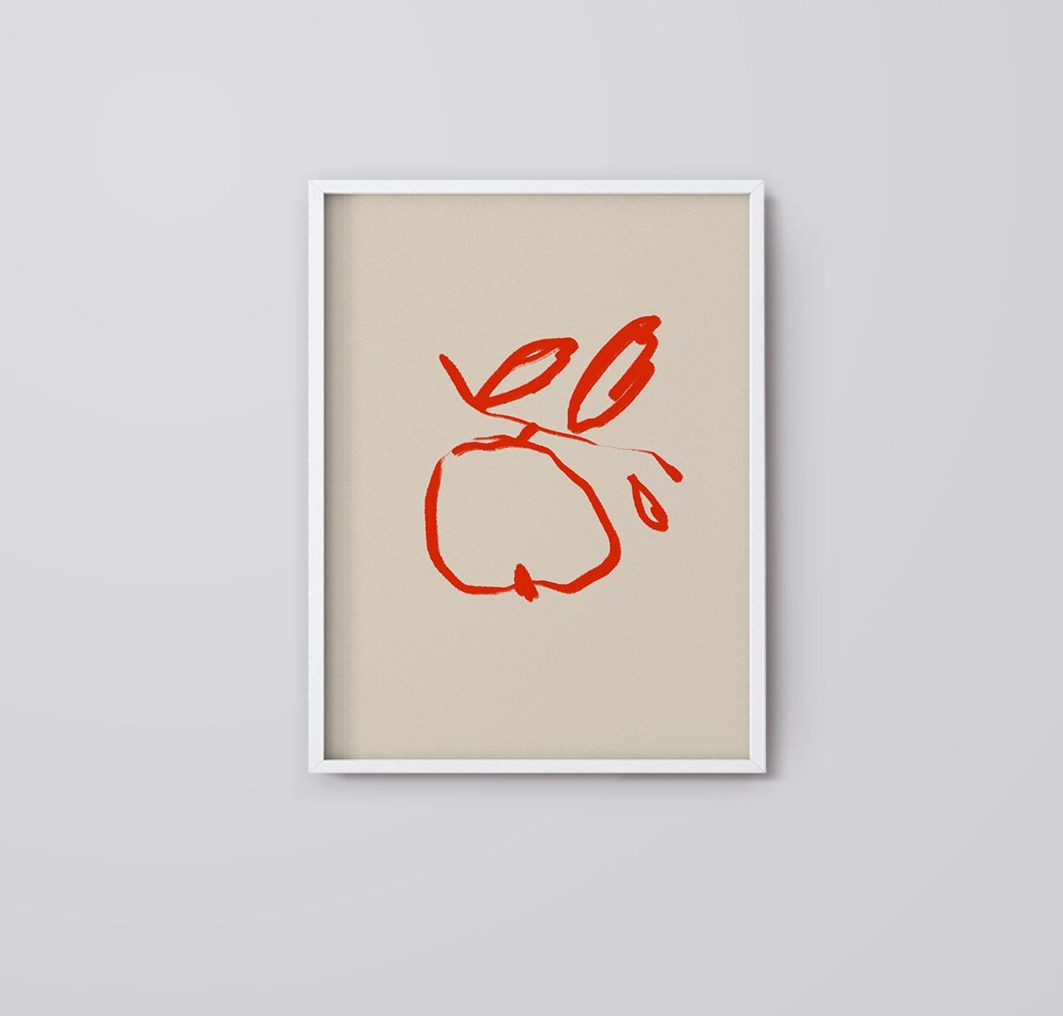 Botanical illustration giclee print, 50x70