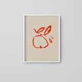 Botanical illustration giclee print, 50x70