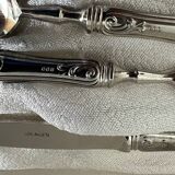 Box set for 3 silver-plated cutlery 800 old Solingen hallmark