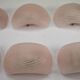 Set of six pink murano glass sconces. Italy 1970s
